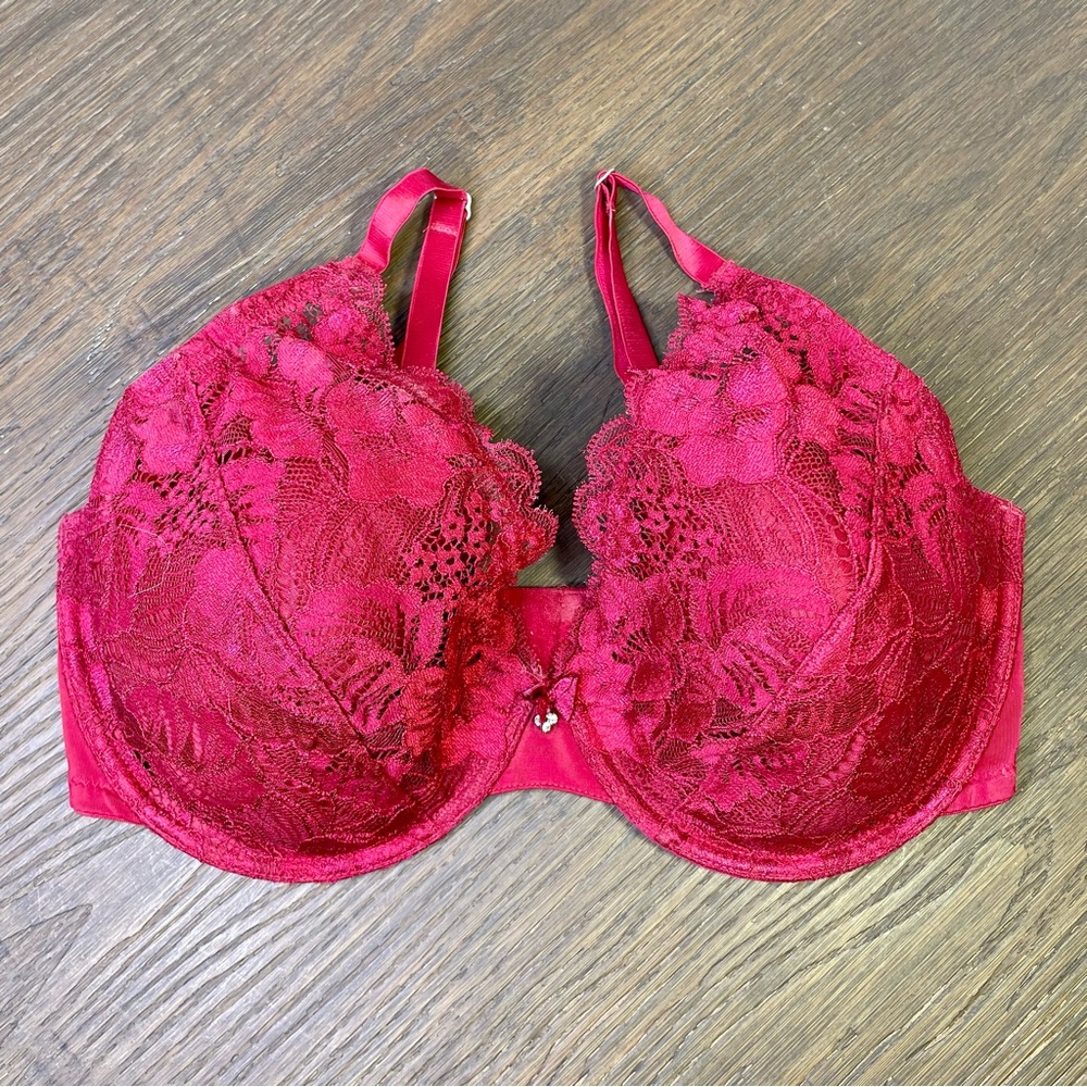 Soma Intimates 36DD Bra Red Lace Underwire